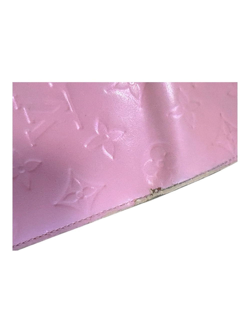 Authentic Louis Vuitton Vernis Pink Monogram Wallet w/ chain - Picture 10 of 16